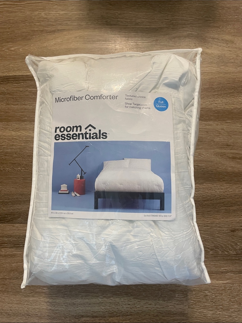 Room Essentials White Comforter with Subtle Texture